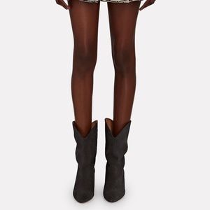 Isabel Marant "Dernee" suede ankle boots, faded black, size 36 NWB